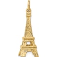 thumbnail image 4 of 14K Yellow Gold 3D Eiffel Tower Charm (30 X 11) Made In United States a1175, 4 of 6