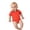 a-Orange11733, variant on Baby Boys Jumpsuit Solid Color Short Sleeve Polo Romper With Collared Neckline Snap Closure For Infant Casual Daily Wear