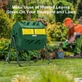 thumbnail image 5 of Nazhura Compost Tumbler Bin Composter Dual Chamber 43 Gallon, Green, 5 of 8