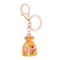 thumbnail image 2 of Fortune Bag Keychain Wealth Welcoming Fashionable Decorative Pendant Lucky Keychain for Handbag Car Yellow, 2 of 11