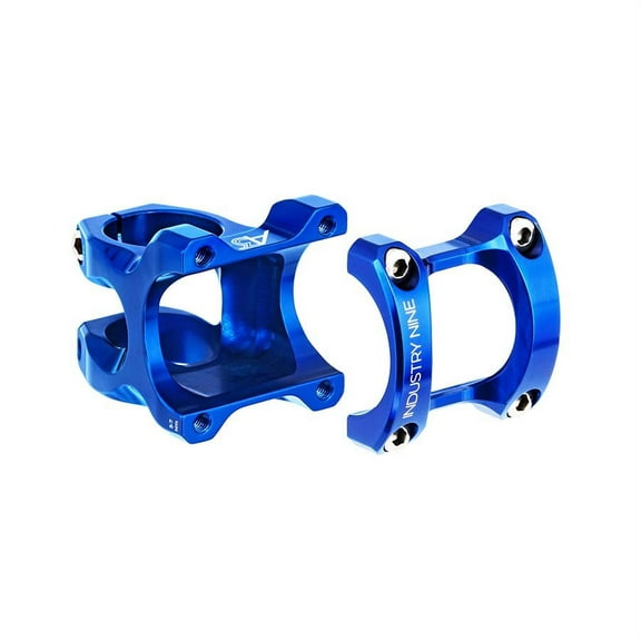 Industry Nine A35 Stem Diameter: 35mm, Length: 32mm, Steerer: 1-1/8'', 9°, Blue