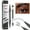 Black, variant on JAYWAYNE Double-Headed Liquid Brow Ink Pen, 2-in-1 Microblading Eyebrow Pen with 2-Fork Tip & Spoolie Brush, Waterproof, Long-Lasting Makeup, Natural Hair-Like Strokes, Brown​​