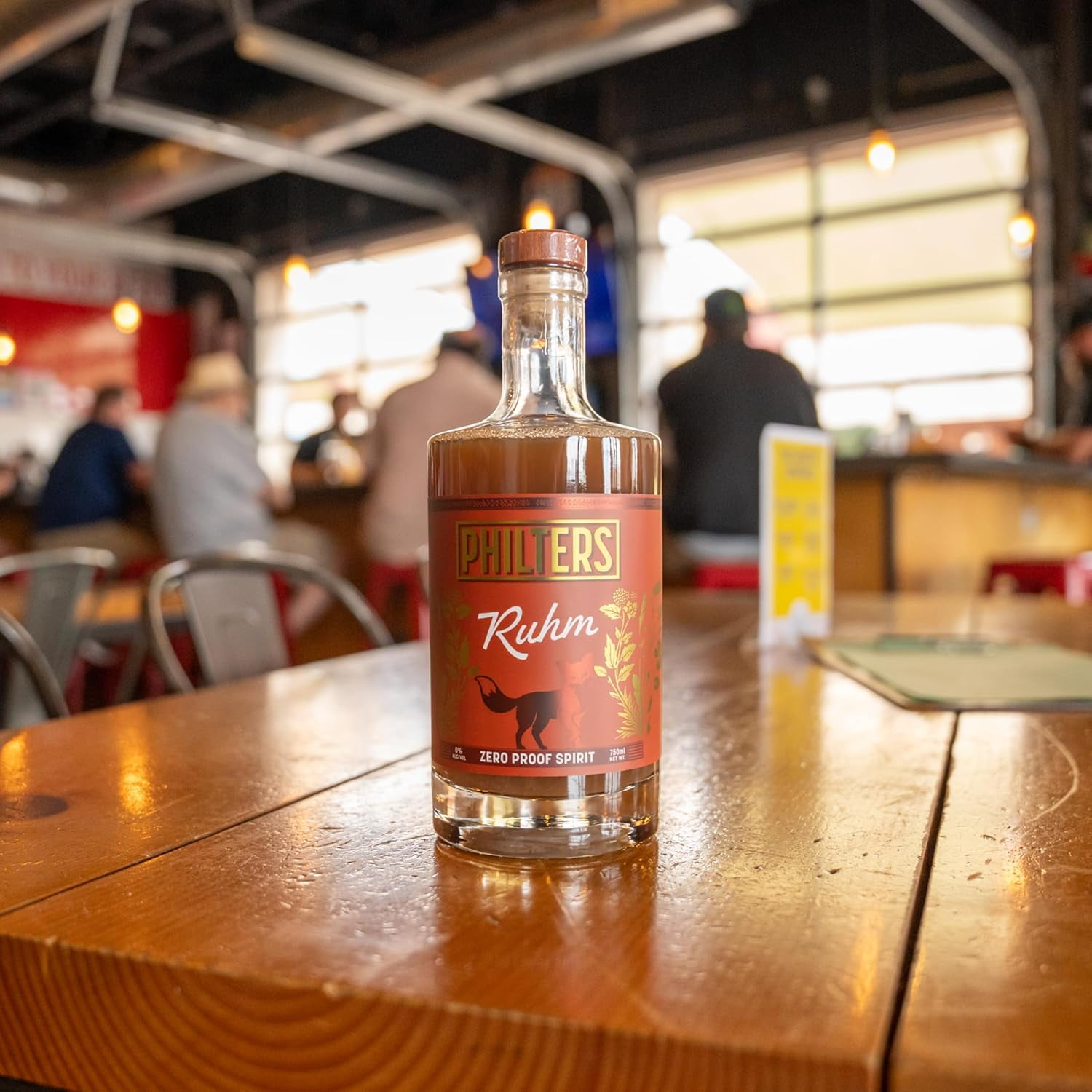 Philters Non-Alcoholic Ruhm, Zero Proof Rum Spirit, Alternative Drink, Natural Flavors, 25 Fl Oz