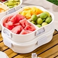 thumbnail image 3 of Ouuluon Portable Bento Box with Ice Pack, Versatile Compartmentalized Airtight Lunch Box for Travel Work, 3 of 9