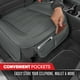 thumbnail image 4 of Fundas de asiento Motor Trend de piel sintética para coche, 2 unidades, color gris, 4 of 8