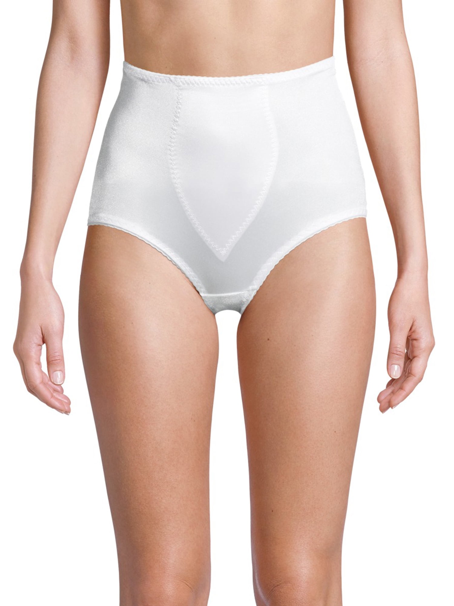 Cupid Women Briefs Underwear Shapewear Light Control 2-Pack White