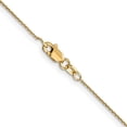 thumbnail image 3 of 14K Yellow Gold .8mm D/C Round Open Link Cable Chain (26 X 0.8) Made In South Africa pen202-26, 3 of 5