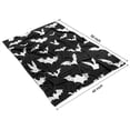 thumbnail image 4 of Halloween Bat Pattern Blanket,Comfortable Soft Lamb Wool Throw Blanket,All Season,Warm Lightweight Blankets for Sofa Bed Couch Living Room Chair,40"x50", 4 of 4