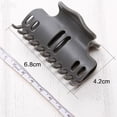 thumbnail image 2 of OUNONA 1Set Heat Resistant Grey Hair Clips Plastic Hair Claw with Impact Resistance for Salon Use, 2 of 8