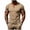 Khaki, variant on Jalioing Short Sleeve Workout Tops for Men Breathable Quick Dry Muscle Tee Solid Color V Neck Summer Casual Sport Shirt