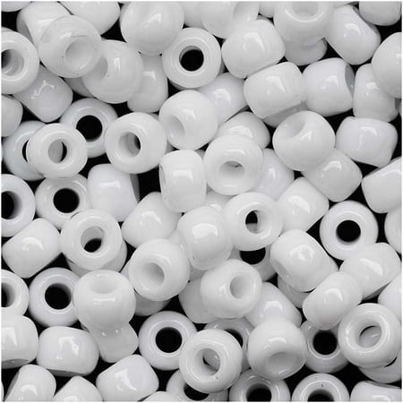 - Toho Round Seed Beads 6/0 #41 'Opaque White' 8 Gram Tube