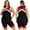 Red, variant on Doomiva Womens Boyshort One Piece Zipper Swimsuit Plus Size Contrast Color Bathing Suit Athletic Bodysuit Navy Blue XXL