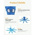 thumbnail image 7 of No Stuffing Crinkle Plush Dog Toys, 2 Pack Octopus Squeaky Dog Toys for Teething, Soft & Durable Interactive Dog Chew Toys for Puppies, Small, Medium and Large Dogs Training (Purple+Blue), 7 of 7