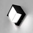 thumbnail image 3 of Luz de pared exterior LED moderna de 12 W impermeable Ip65/aluminio+acrílico/6000 K blanco frío/lámpara de pared LED (blanco frío cuadrado), 3 of 5