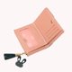 thumbnail image 3 of Mini Billetera Moda mujer Hit Color PU cartera Casual borla colgante monedero (negro), 3 of 6