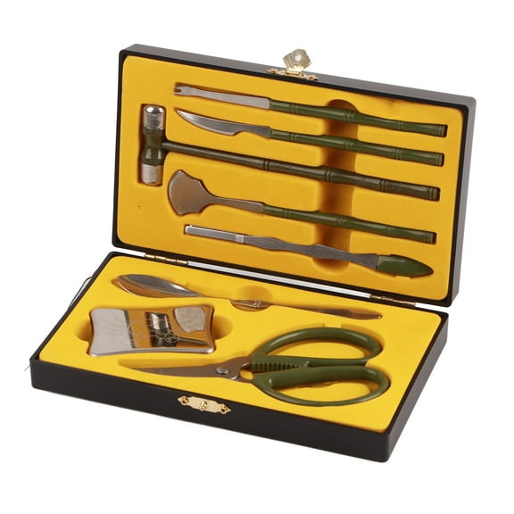 8PCS Lobster Crab Cracker Tools Stainless Steel Seafood Claw Tool Set Gift