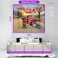 thumbnail image 5 of Be My Valentine's German Shorthaired Pointer Truck Full of Love Flower Balloon Tapestry GSP Lover Dog Gift Wall Hanging Backdrop Home Decor - 02029, 5 of 5