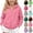 Pink, variant on Fancifize Girls Casual Fleece Hoodies Zip Up Hooded Sweatshirts Jacket with Pockets Kids Fall Loose Lightweight Tops 5-14Y