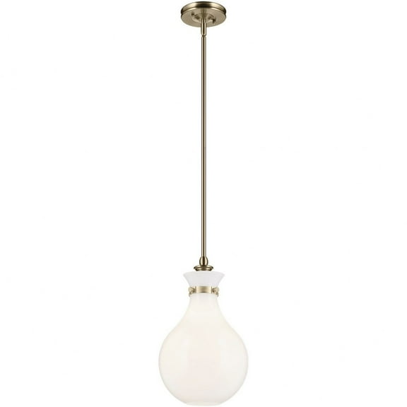 52776CPZ Kichler Lighting Laria - 1 Light Medium Pendant-16.25 Inch Tall and 9.75 Inch Wide-Champagne Bronze Finish