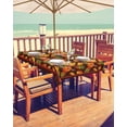thumbnail image 2 of Fall Tablecloth with Umbrella Hole and Zipper Autumn Leaf Rectangle Outdoor Tablecloths 60x102 Outside Table Cloths Harvest Pumpkin Patio Table Cover for Fall Thanksgiving Outdoor Picnic Garden Decor, 2 of 6