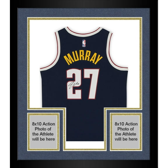 Framed Jamal Murray Denver Nuggets Autographed 2021 Navy Icon Swingman Jersey - Fanatics Authentic Certified