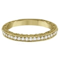 thumbnail image 3 of Milgrain and Filigree Diamond Wedding Band 14kt Yellow Gold (0.20ct.), 3 of 5