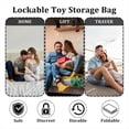 thumbnail image 2 of Organizador de Juguetes para Adultos con Cerradura, Caja de Seguridad, Contenedores para Juguetes, Bolsas con 2 Bolsas con Cordón, Color Gris., 2 of 5