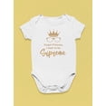 thumbnail image 3 of Forget Princess, Quote Bodysuit Infant -Smartprints Designs,  Newborn, 3 of 4
