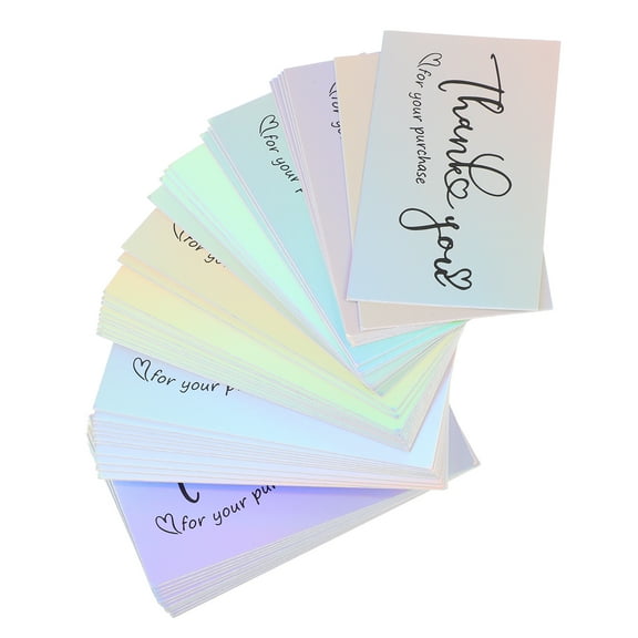 50pcs Thank You Cards Small Business Essentials Postcards for Small Businesses