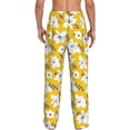 thumbnail image 3 of Xecao Lilies Flowers Men's Straight Lounge Pajama Pants: The Ultimate in Comfortable Sleepwear, 3 of 9