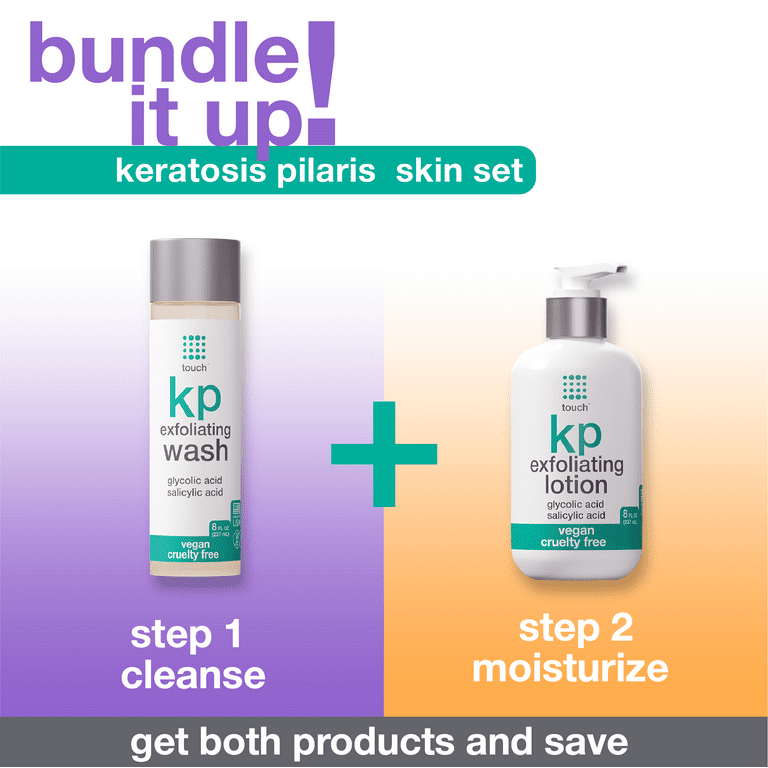 TOUCH Keratosis Pilaris Acne Exfoliating Body Wash Cleanser KP