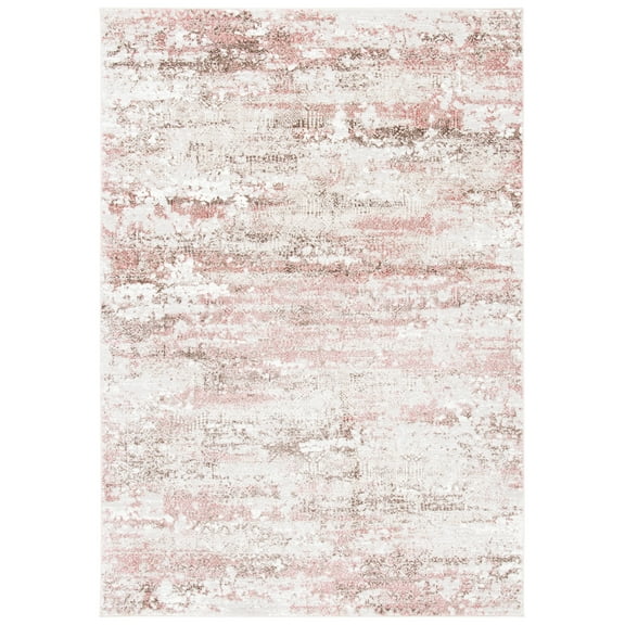 SAFAVIEH Meadow Beulah Abstract Area Rug, Beige/Pink, 8' x 10'
