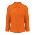 thumbnail image 5 of Gauze Shirts for Women Long Sleeve Button Down Lapel Collar Business Casual Dress Shirt Spring Work Blouses, 5 of 7