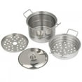 thumbnail image 1 of Mini olla de vapor de acero inoxidable para niños, juguete de cocina para cocinar, 1 of 8