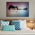 thumbnail image 4 of HFDF Large Abstract Guitar Island Canvas Wall Art Modern Music Patgs Abstract Tree Patg Prts Music Lover Home Decor for Livg Room Ready to Hang 18x12inch Framed, 4 of 6