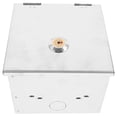 thumbnail image 4 of Shisuyan Stainless Steel Outlet Box Metal Socket Box Anti-theft Outlet Box Protective Socket Box with Lock, 4 of 8