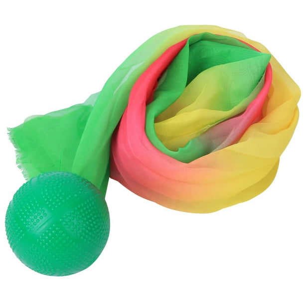 Pelota de Tai Chi de resistencia suave, cinta de hilo de colores alargada, pelota de Tai Chi suave, confiabilidad excepcional
