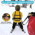 thumbnail image 3 of Kids Ski And Snowboard Training Harness With Removable Leash Black, 3 of 5