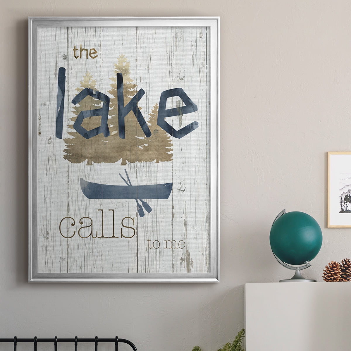 Lake Calls Me Premium Classic Framed Print - Ready to Hang