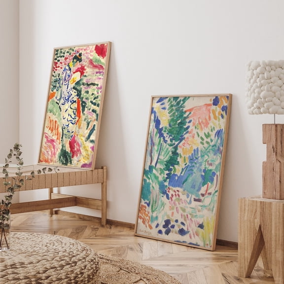 Henri Matisse Flower Vintage Modern Home Wall Art Print Set 2 Unframed Paper Print 8x12