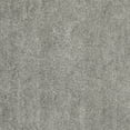 thumbnail image 3 of SAFAVIEH Joella Solid Plush Polyester Shag Area Rug, Light Grey, 5' x 5' Square, 3 of 9