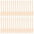 thumbnail image 2 of Fourchettes en Bois Beiges 100 Pcs pour Usage Quotidien à la Maison Design Simple Écoresponsables, 2 of 8