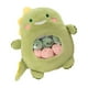 thumbnail image 3 of Muñeco de peluche extraíble Snack Doll Plush Decor Cojín cómodo con pequeño dinosaurio, 3 of 9