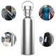 thumbnail image 5 of Wosthever Botella de agua de acero inoxidable, botellas deportivas aisladas, termos deportivos, impermeables, para gimnasio, bebidas, viajes, a Type4 NO4, 5 of 6