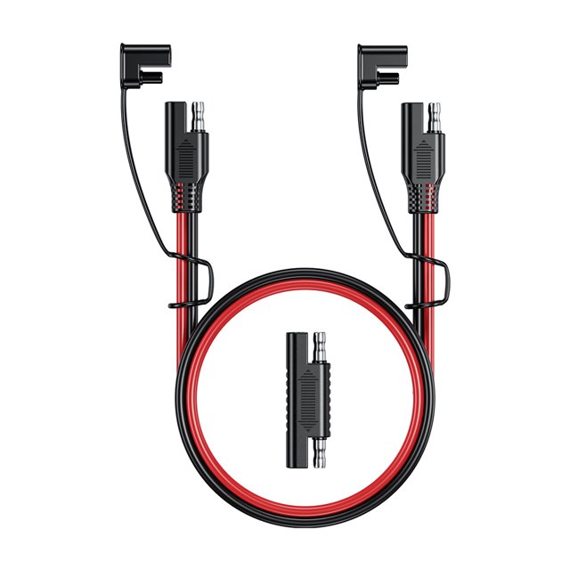 Kuymtek Cable Carga Batería Cable Extensión SAE A SAE Cable Enchufe Solar 16 AWG (1M)
