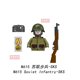 thumbnail image 1 of Asuntos militares infantería soviética privada Afrika Korps bloques de construcción modelo ladrillos mini figuras de juguete de acción juguete para regalo para niños, 1 of 2