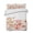 Red Orange, variant on Quilts Twin XL Size, Orange Spring Floral Soft Comforter Bedding Set for Bed, Summer Botanical Watercolor Flower Lightweight Quilted Bedspread with Pillow Cover(2 Pieces) for All Season, 68x98 Inch