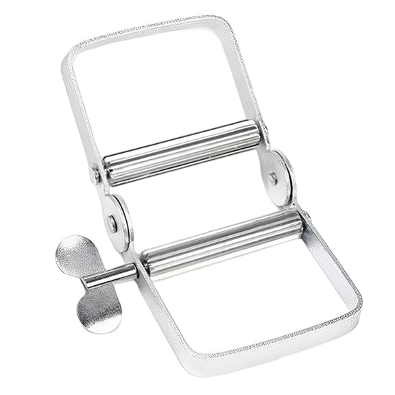 ACDANC Metal Toothpaste Squeezer,Tube Ringer,Toothpaste Dispenser,Metal Aluminum,Multifunctional Product Squeezer Roller,Tubes Crimper for Toothpastes,Paint Squeezer Tool (1)
