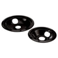 thumbnail image 5 of 4 Pack Black Cooktop Drip Pans, Compatible with GE Hotpoint Stove. Include 3 Pcs 6'' Range Replacement Drip Pans and 1 Pcs 8 '' Burner Drip Pans for Electric Stove Top, 5 of 9