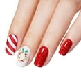 Christmas Glitter Gel Nail Polish Bright Red Sparkle Gel Polish